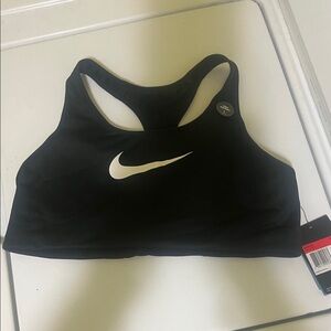 Nike Women's Black and White Sports Bra